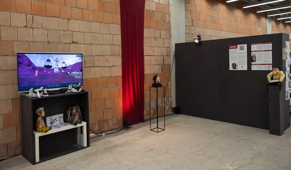 Photo: Exhibition space at Ars Electronica Festival 2023
