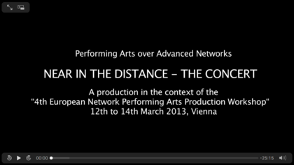 2013: near in the distance - The Concert
